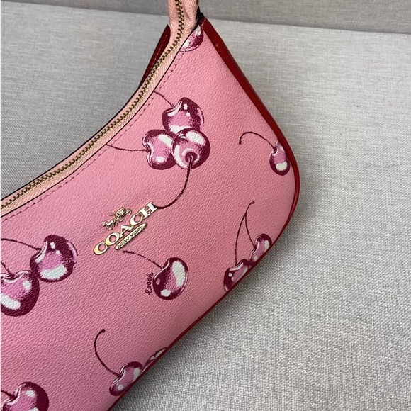 COACH Teri Shoulder Bag With Cherry Print CR290 - Picture 5 of 7